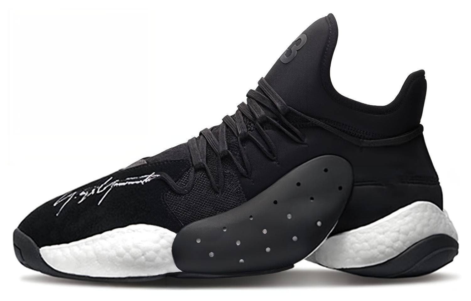 Y-3 James Harden BYW Feet You Wear Comfort Anti-Slip Lightweight Low-Top Basketball Shoes Men's Black