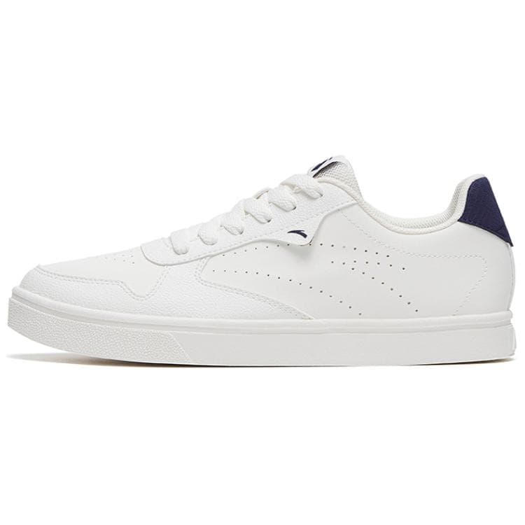 Anta Classic Versatile Slip-Resistant Wear-Resistant Lightweight Low-Top Sneakers Women's White Blue