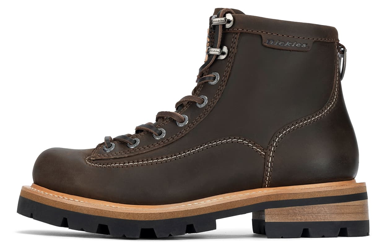 Dickies High-End Retro Style Outdoor Boots Men's Dark Brown