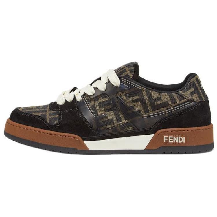 FENDI Match Ff Jacquard Low Top Sneakers