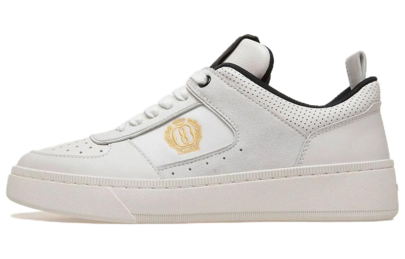 BALLY Low Top Skateboard Shoes Women's White Gray