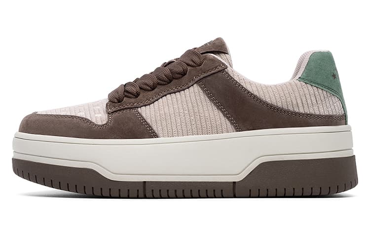 Dickies Skateboard Shoes Women's Low-Top Light Coffee