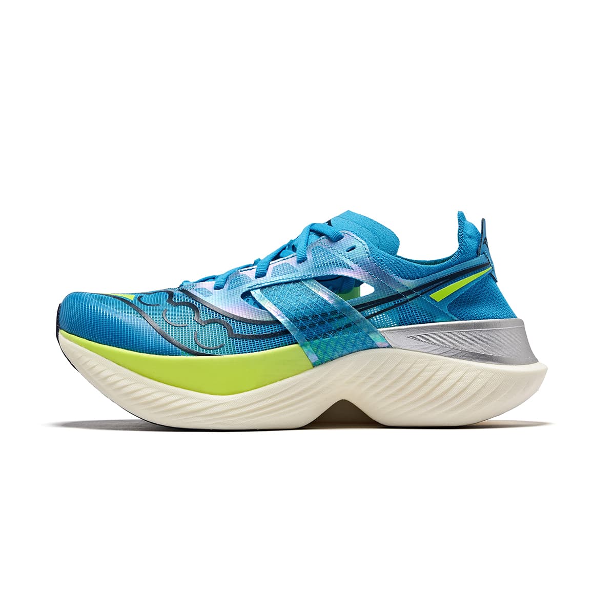 Saucony Endorphin Elite Low-Top Running Shoes Men's Blue Green