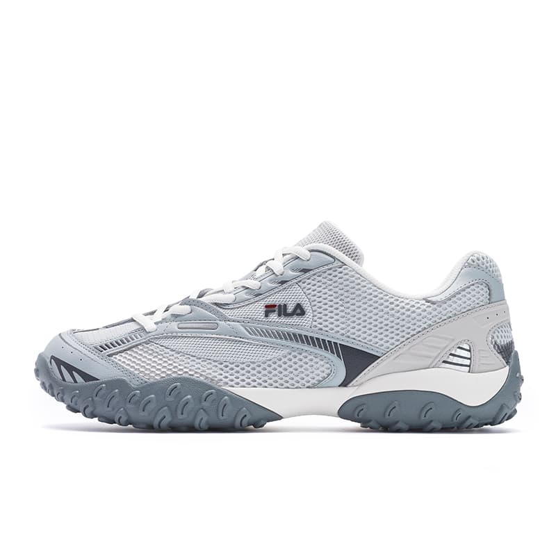 FILA ECHAPPE Abrasion Resistant Breathable Low top Casual Shoes Men's High Key Gray