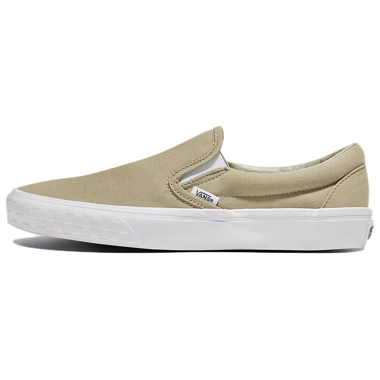 Vans Slip-On Series Comfort Versatile Low-Top Lifestyle Casual Shoes Khaki