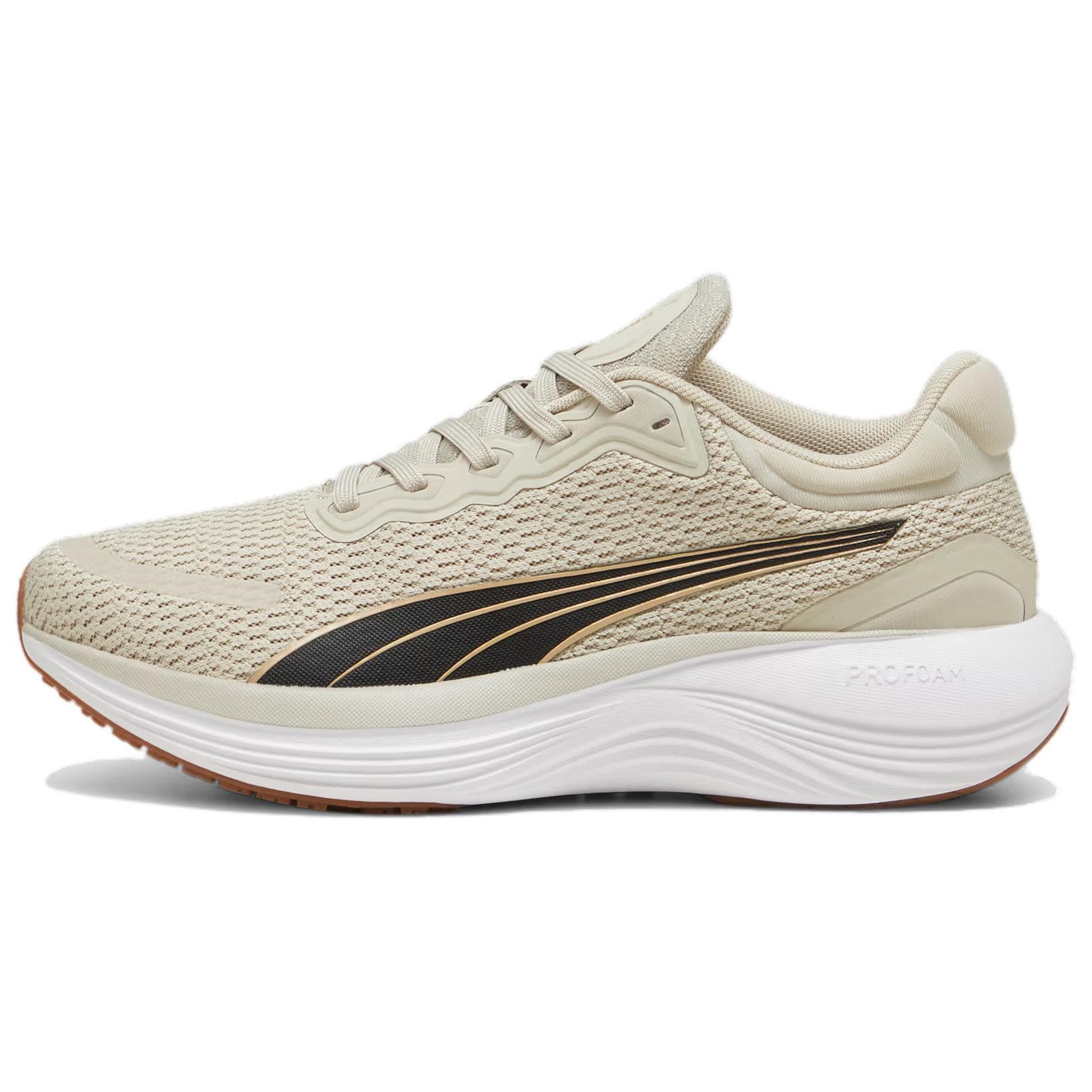 PUMA SCEND PRO Comfortable Versatile Wear-Resistant Low-Top Running Shoes Men's Off-White