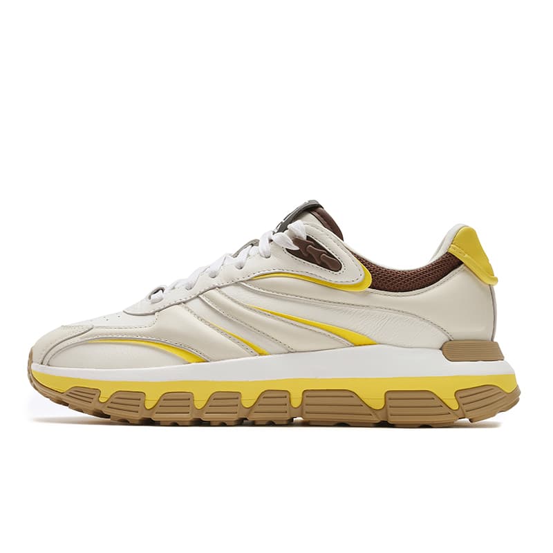 FILA Fashion ICONA Comfortable Low-Top Casual Shoes Women's Beige