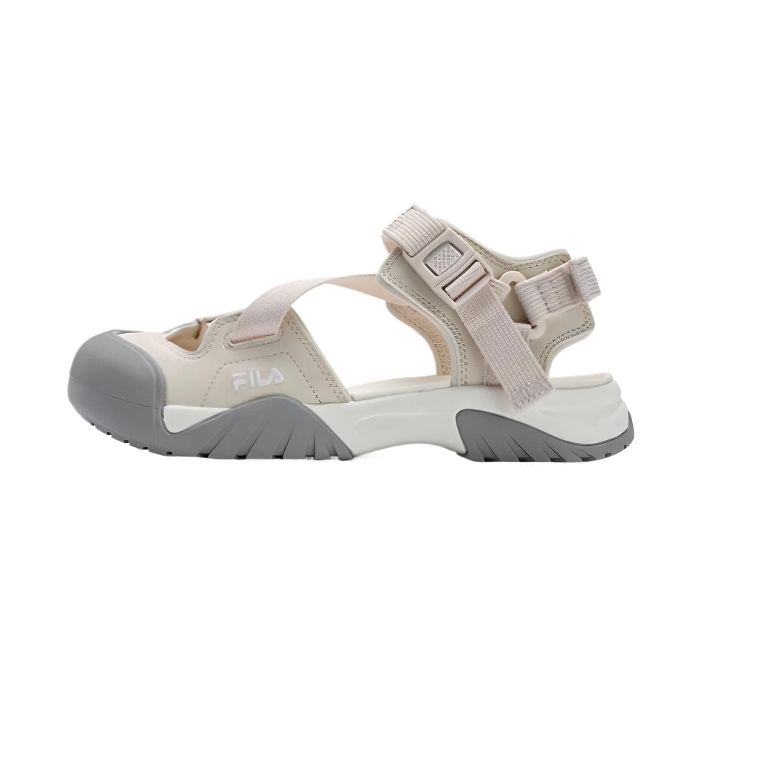 FILA PEITO 'Milk Dew' Shoes Fashion Trendy Versatile Simple Beach Sandals Women's Beige
