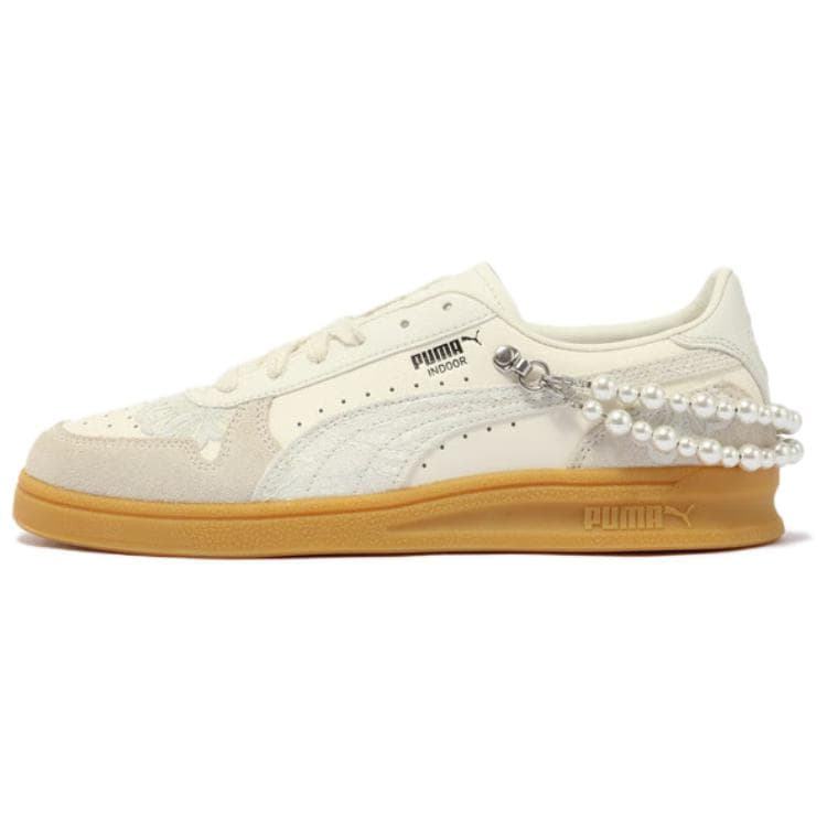 PUMA Anti-Slip Wear-Resistant Low-Top Skateboard Shoes Unisex White Gray Black