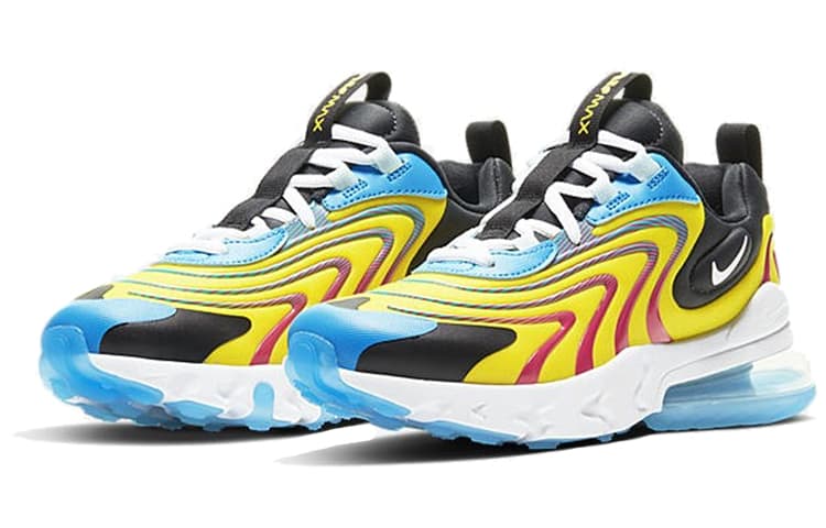 Nike Air Max 270 React Yellow Red GS