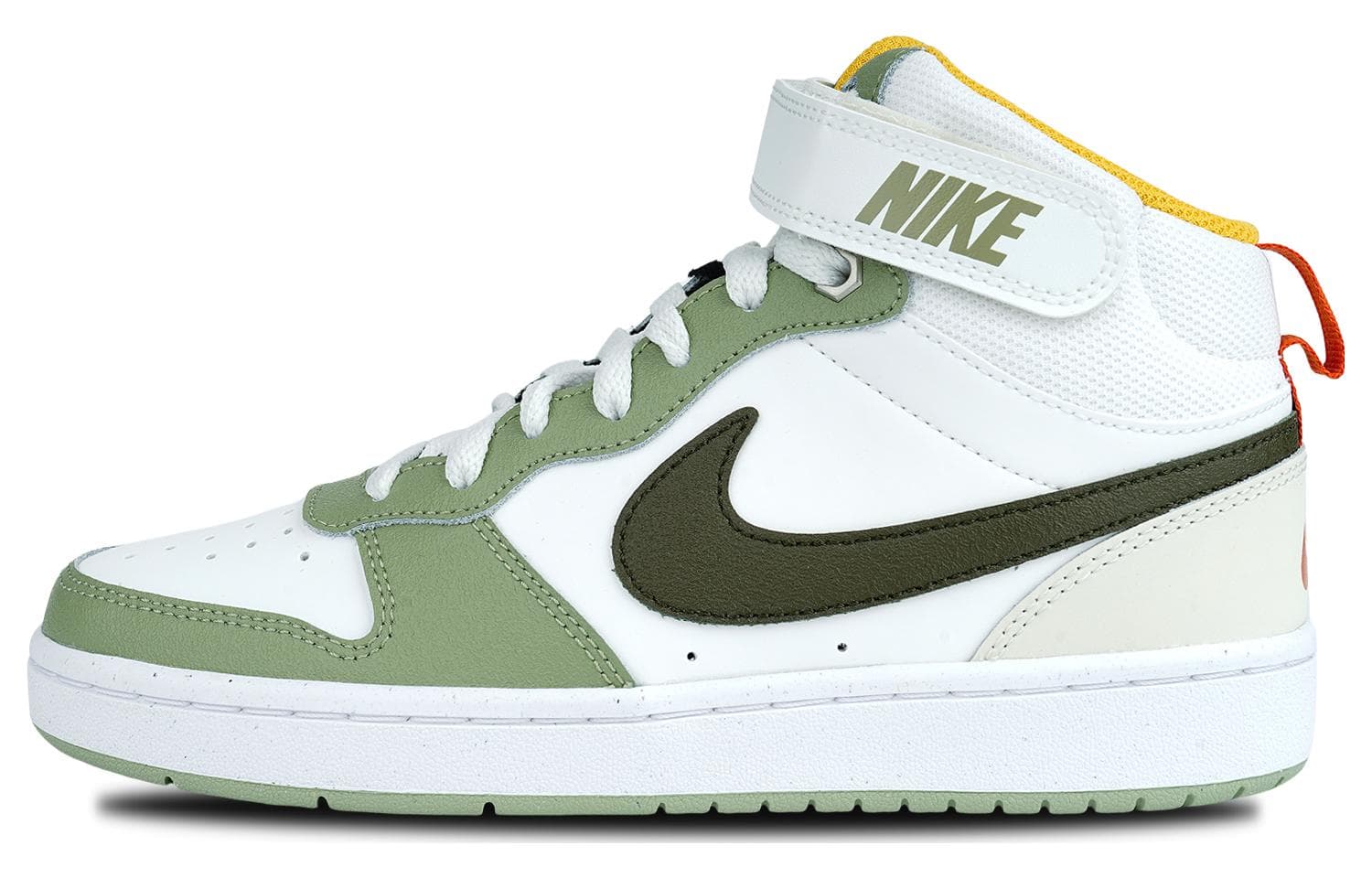 Nike Court Borough Mid Off White Green GS