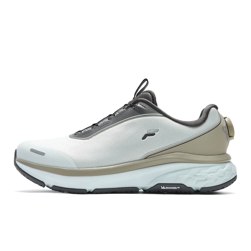 FILA BOA NUVOLE 2 Cushioning Wear-Resistant Low-Top Running Shoes Men Soft Aqua Blue
