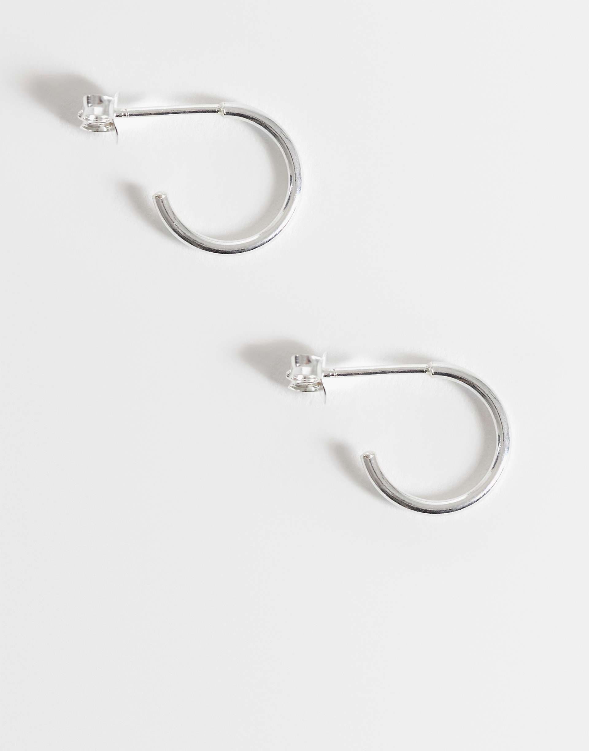 Kingsley Ryan 12mm open hoop earrings in sterling silver