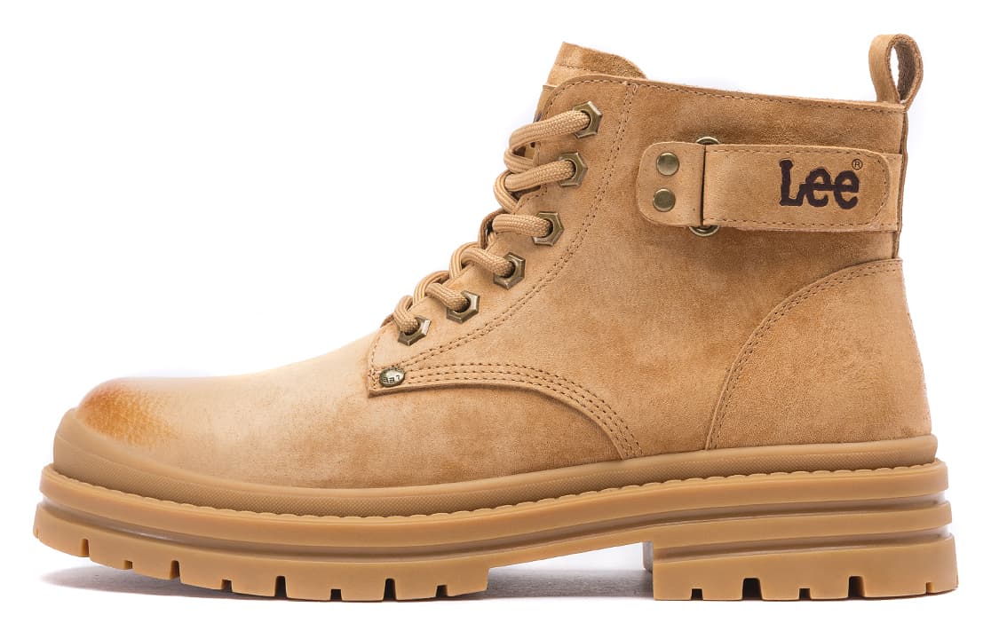 Lee Yellow Boots Short Martin Boot Unisex