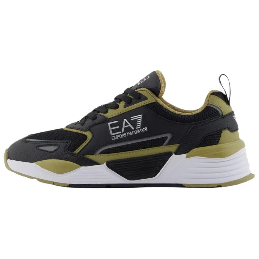 Emporio Armani EA7 Platform Lace-Up Low-Top Casual Shoes Unisex Black