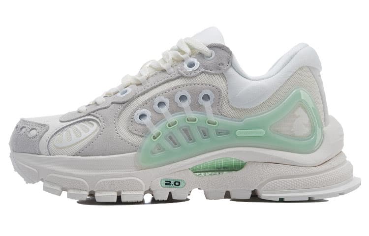 LiNing Furious Rider ACE 2 Casual Shoes Women's Low-Top White/Green