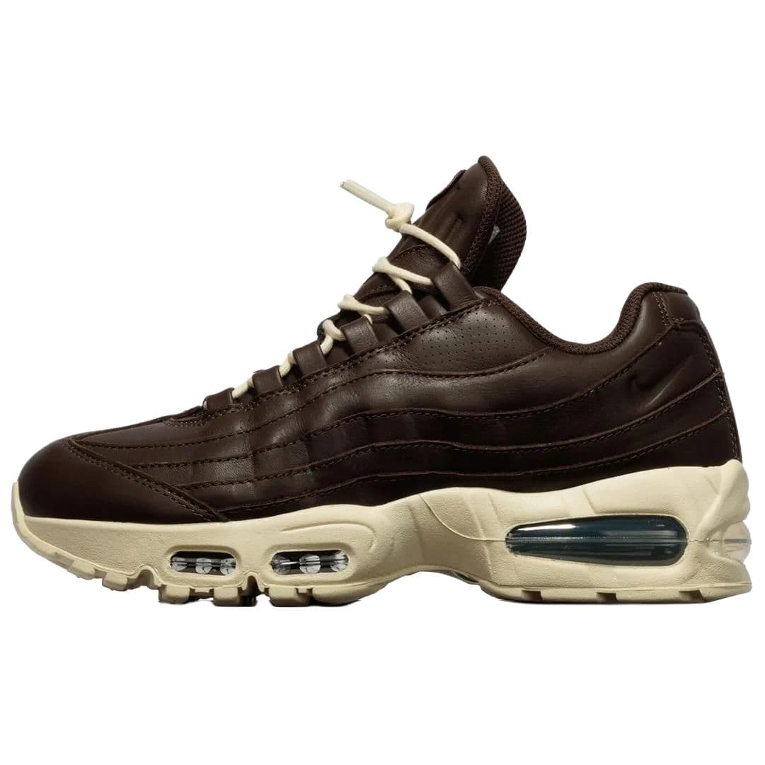 Nike Air Max 95 Comfortable Fit Running Shoes Men's Rock Brown